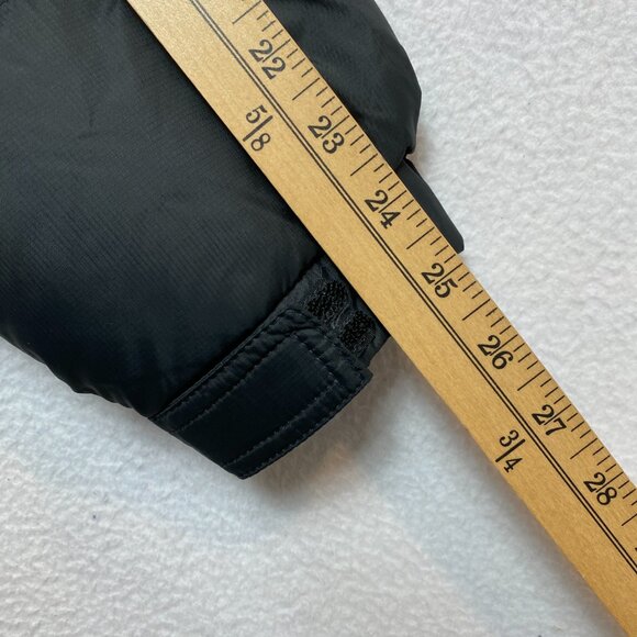 VINTAGE LL Bean Coat Womens 2X Black Goose Down Fill Puffer Hood Warm Jacket - Picture 9 of 13